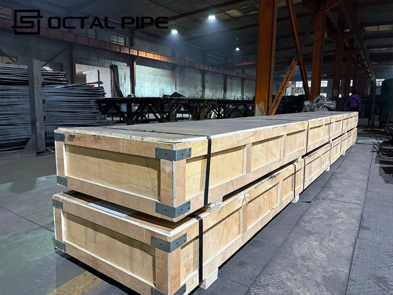 High-strength alloy steel sucker rods are packaged and shipped High-strength alloy steel sucker rods are packaged and shipped